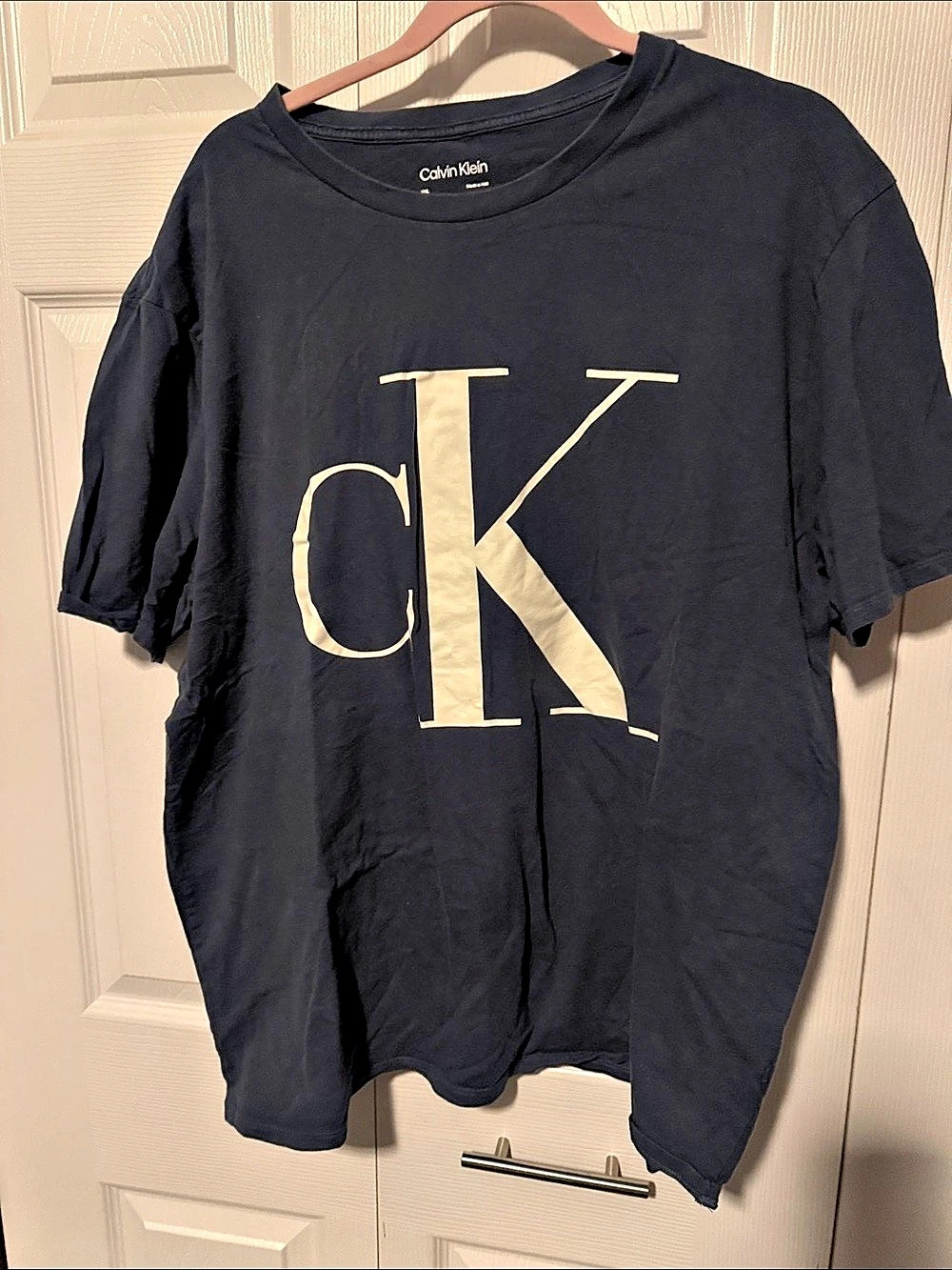 Calvin Klein Monogram Logo Graphic T-Shirt Black XXL